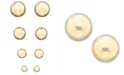 Macy's 14k Yellow Gold Ball Stud Earrings (4 - 10mm)